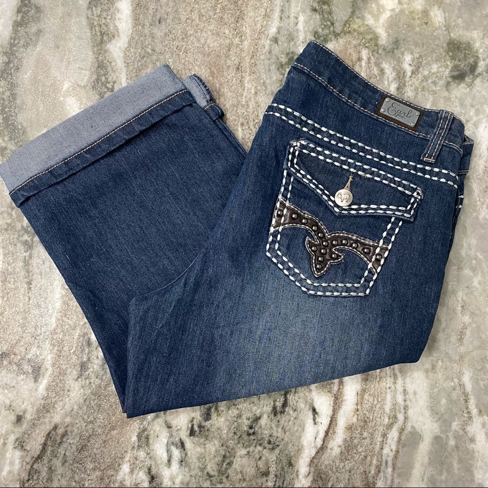 Earl Jeans Stretch Capris Size 14 P